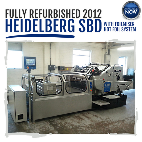 Heidelberg SBD with Foilmiser Hot Foil System